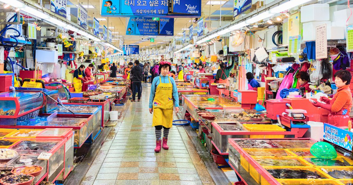 釜山ジャガルチ市場